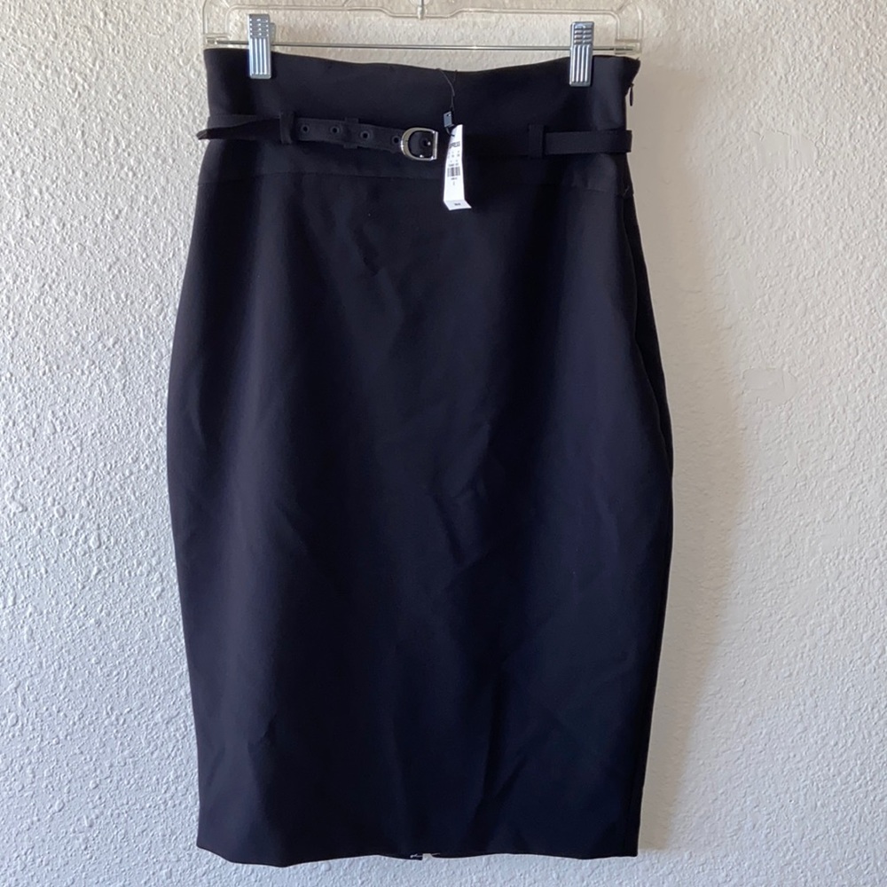 Black Express pencil skirt